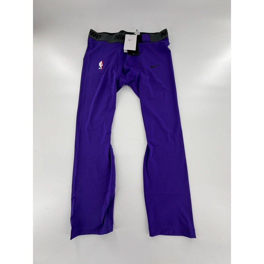 Nike Pro NBA  Issue Compression 3/4 Pants Purple Mens XL-TALL DN1547-504 NWT